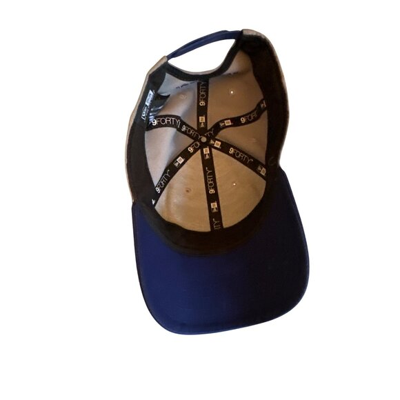 New Era 9Forty Orion Kings Island Adjustable Gray & Blue Polyester Cap - Picture 4 of 5